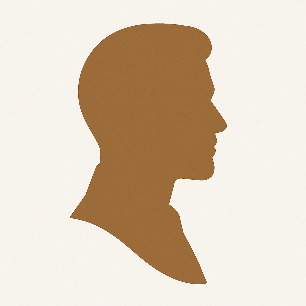 Profile of a man