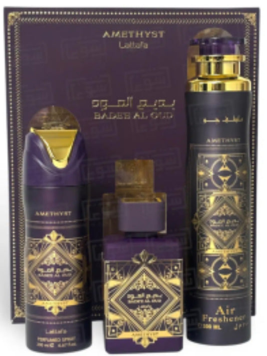 GIFT SET 3 PCS- Bade'e Al Oud Amethyst